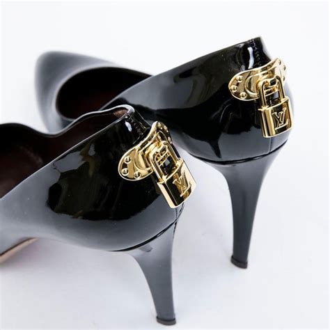 louis vuitton black high heels|louis vuitton uncover heels.